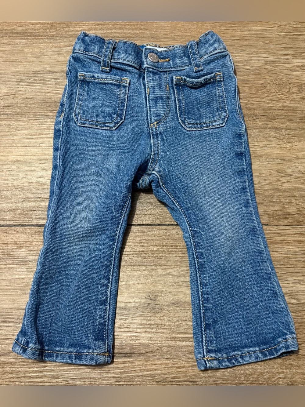 Old Navy -  Blue Denim Jeans - Classic With Slight Flare - Size 18-24 Months